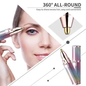 2 In 1 Rechargable Eyebrow And Facial Trimmer