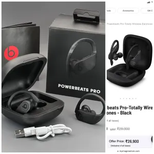 Powerbeats pro with pop up 