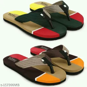 Men stylish slipper pack of 2 