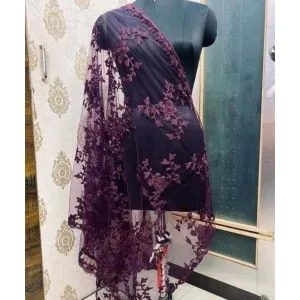 Net Embroided women Dupatta 