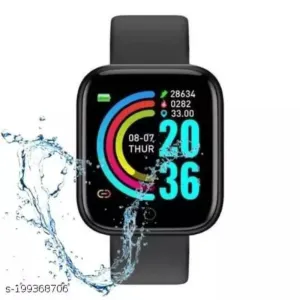 D20 Touchscreen Smart Watch for Mens Y68 Bluetooth Smartwatch with Blood Pressure Tracking
