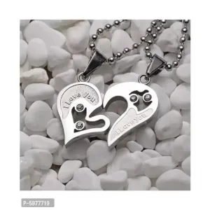 Trendy love Couple pendent set