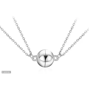 Trendy magnetic couple pendent chain set