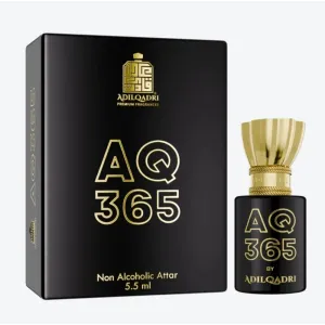 Adilqadri AQ 365 Attar Perfume, French & Fruity, Non-Alcoholic Roll-On Attar