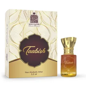 Adilqadri Taabish Attar | Arabic Fragrance | Unisex

Non-Alcoholic Roll-On Attar - 6ML