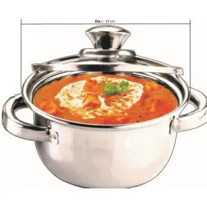 Kitchen Krafts Dutch Oven with Glass Lid 2 L Induction compatible
KITCHEN KRAFTS