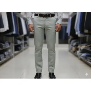 Mens Luxury Slim-Fit Formal Trousers