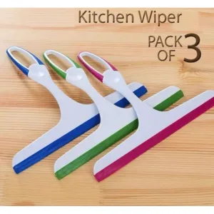 Household Soft Glass Cleaning Wiper Pack of 3