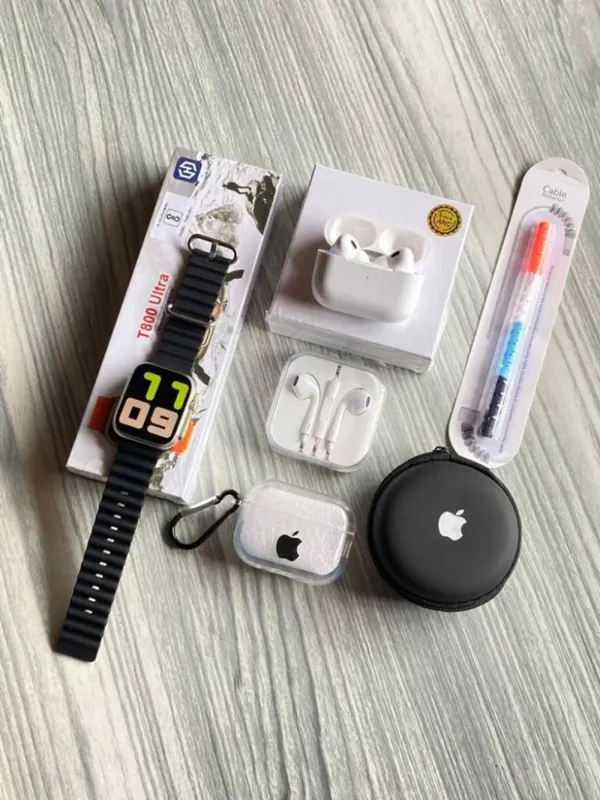 6 In 1 Smartwatch & Earpods Combo