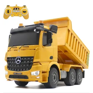 Fisca RC Dump Truck Authorized by Mercedes-Benz Arocs Remote Control Heavy Construction En