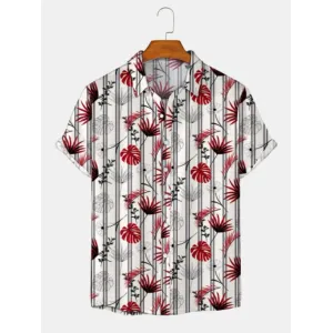 Men Floral Print Casual Multicolor Shirt
