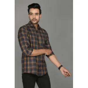 Men Checkered Casual Multicolor Shirt

