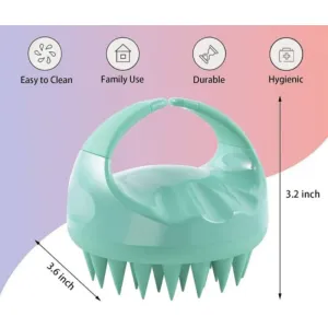 ZUCLLIN Hair Scalp Manual Massager Shampoo Brush with Soft Silicone Hair Massage