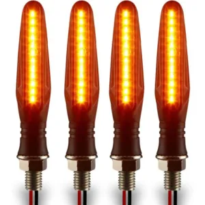 ShopGlobal Front, Rear, Side LED Indicator Light for Share Bajaj, Bullet Other