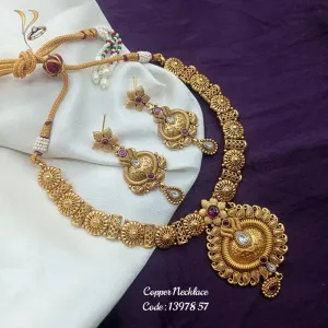 Ui13m04y2022 Copper Necklace