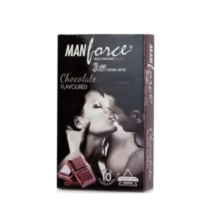 MANFORCE WILD CHOCOLATE CONDOM 10'S