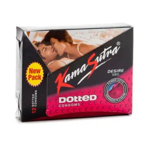 KAMASUTRA CONDOM DOTTED 12'S