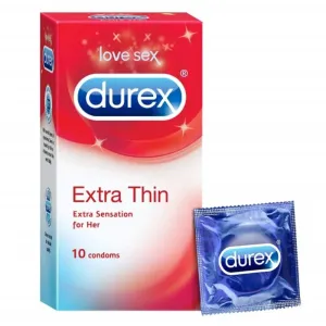 DUREX EXTRA THIN CONDOM 10'S