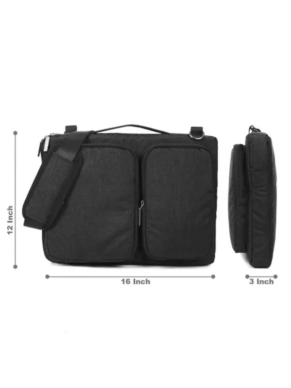New Trendy Office Laptop Bag(Black)