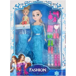 Frozen Elsa Ice Queen Fashion Doll with Dresses Makeup and Cute Doll Accessories


