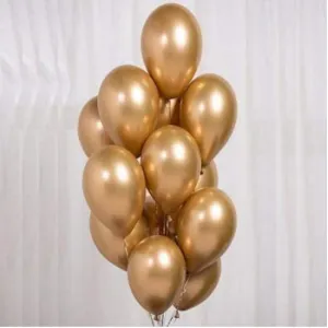Assorted Colors of Metallic Balloons, Pack Of 100
