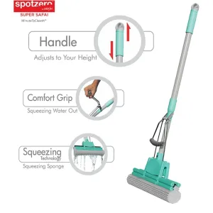 Spotzero by Milton Super Absorber PVA Sponge Cleaning Mop

