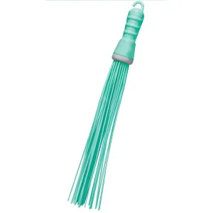 Spotzero by Milton Kharata Plastic Hard Bristle Broom (Aqual Green)


