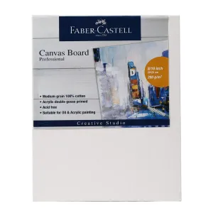 Faber Castell 8*10 Canvas Board (Set Of 5)