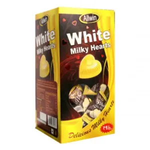White heart candy