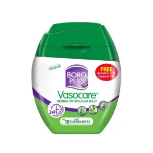Boroplus Vasocare Herbal Petroleum Jelly With soft Ayurvedic Antiseptic cream |  29ml