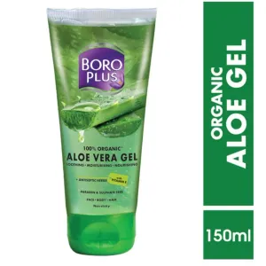 Boroplus 100% Organic Alovera Gel  |  150ml 