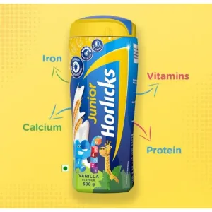 Horlics junior 2 Vanilla flavour ( 2-6 ) | 500 g