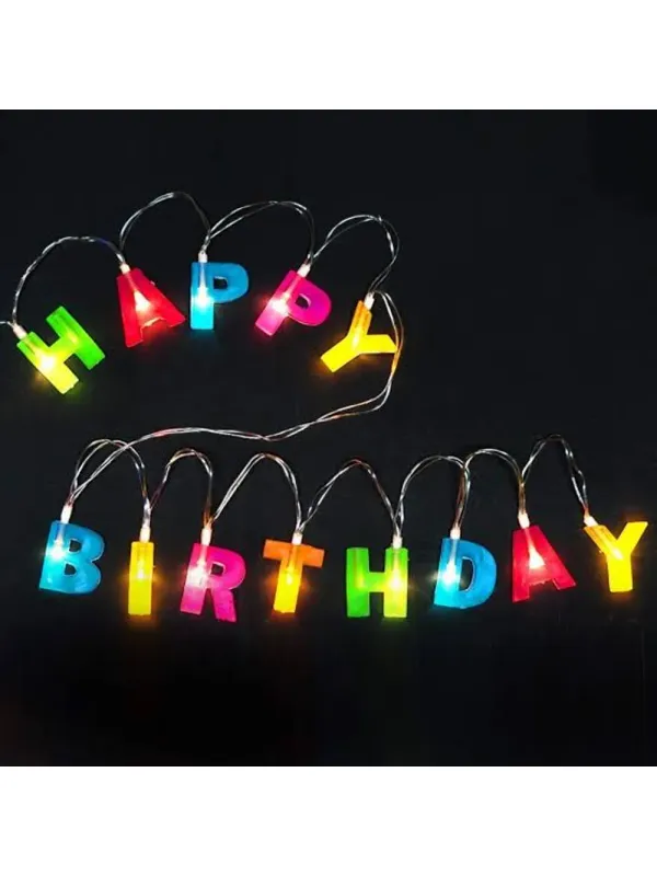 Happy Birthday LED (Battery Operated)