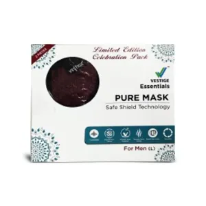 VESTIGE CELEBRATION MASK FOR MEN (L) SET OF 2