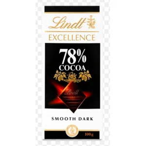 Lindt excellence 78% cocoa smoodh dark 