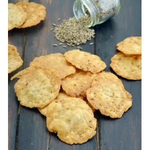 Whole wheat jeera puri 
