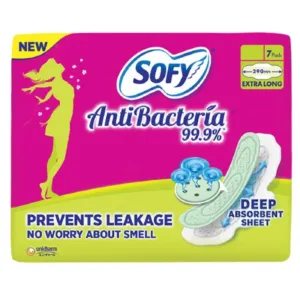 Sofy Antibacteria XL Sanitary
Pads 7U