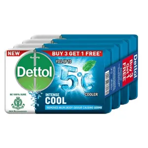 Dettol Cool Bathing Soap Bar
75g B3G1 Free