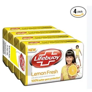 Lifebuoy Stronger Germ
Protection Lemon Fresh 4U X
100g