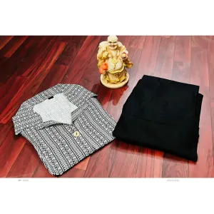 Rayon Apple Cut Kurti with Wooden Buttons With Rayon Pant