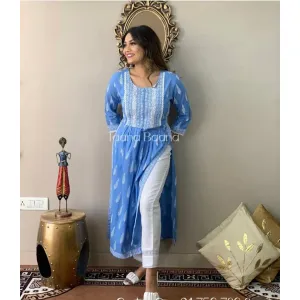 Long Kurta Pant Set