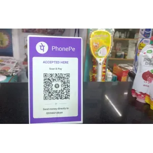 Phonepe QR code sticker no photo ( pack of 2 )