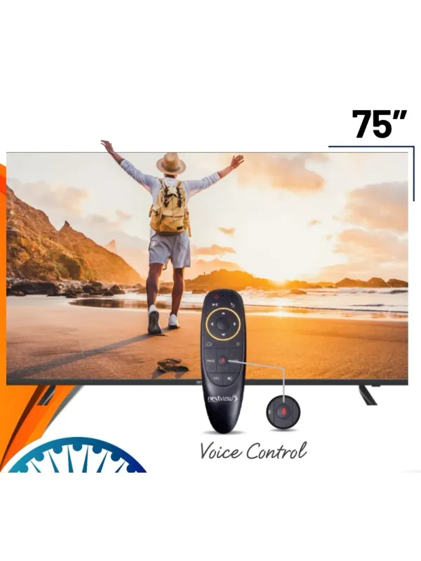 NVS24K75S9 - Nextview 75 Inches 4K Ultra HD Smart Android LED TV
