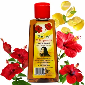 Chemparuthi (Hibiscus) Hair  Oil Dharani Herbals