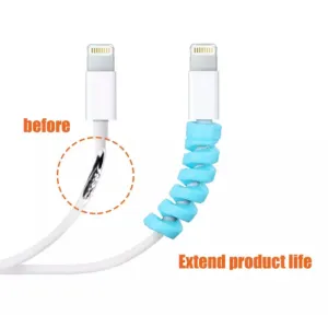 Charger Cable protector Data cable saver charging cord protector cable cover (4pcs)