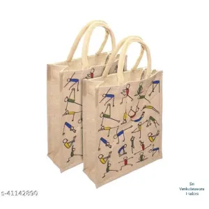 4114 2890- jute bags pack of 2