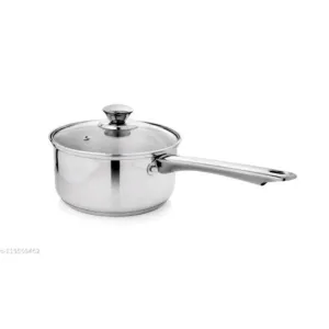 119509462-Steel sauce pan with glass lid