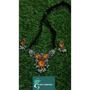 Black Polish crafted with Stone set