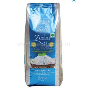 Zeeba tibar basmati rice 1kg