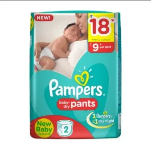 Pampers happy skin pants New baby 